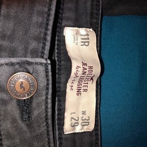 Black jeggings size 11